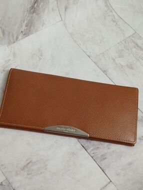 Marie Claire Brown Leather Long Wallet